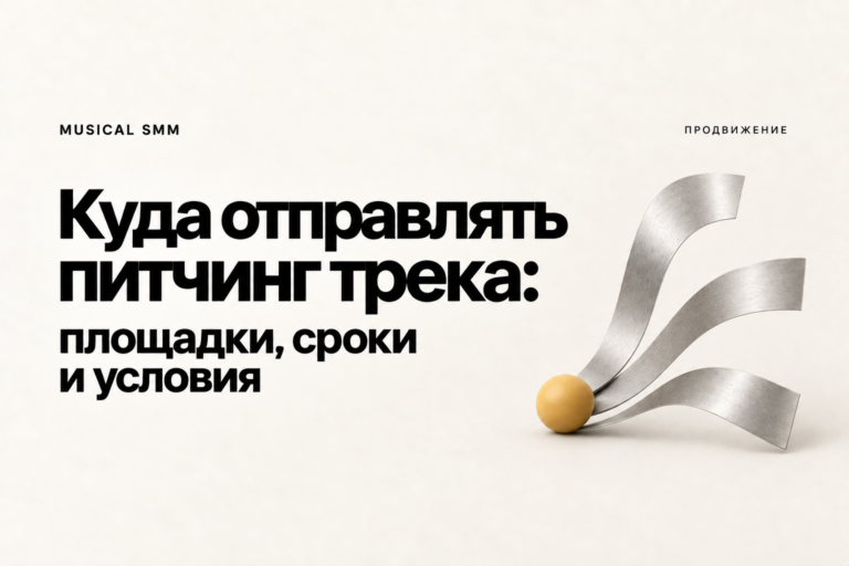 Куда отправлять питчинг трека: площадки, сроки и условия